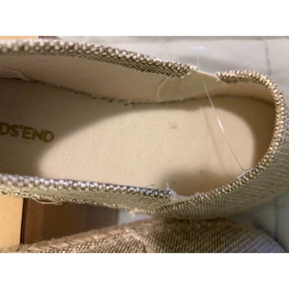 Lands End Shoes/Espadrille Comfort Slip on Flat Shoe Size 7 - Picture 4 of 10